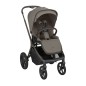 Poussette 2En1 Avec Nacelle Goya Platinum Mocca