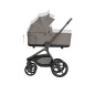 Poussette 2En1 Avec Nacelle Goya Platinum Mocca