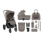 Poussette 2En1 Avec Nacelle Goya Platinum Mocca
