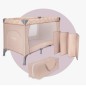 MoMi BELOVE - Lit parapluie beige MoMi BELOVE - Lit parapluie beige