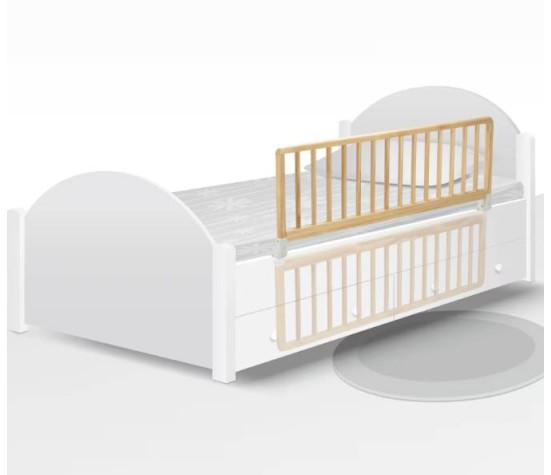Barrière de lit en bois