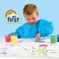 Mon premier – un kit de peinture au doigt avec tablier Mon premier – un kit de peinture au doigt avec tablier