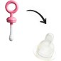 Goupillon en Silicone avec Brosse Tétine Marie Aristochat Goupillon en Silicone avec Brosse Tétine Marie Aristochat