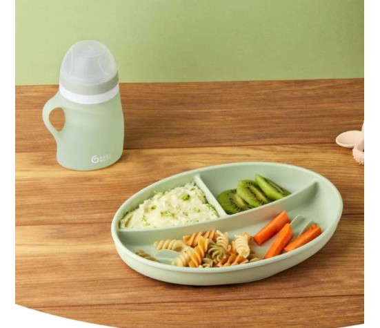 Gourde en Silicone Verte