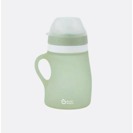 Gourde en Silicone Verte