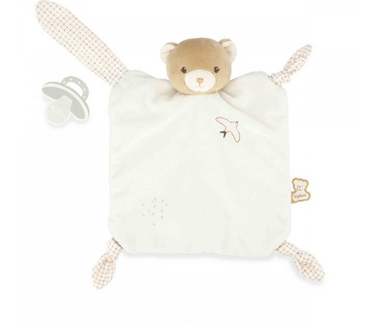 Coffre Doudou Bola Ours Creme