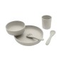 Coffret Repas Silicone Platiniumm Sable (5 Pièces) Coffret Repas Silicone Platiniumm Sable (5 Pièces)