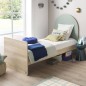 Lit bébé évolutif 120x60 en 90x190 - Arche - Sauge Lit bébé évolutif 120x60 en 90x190 - Arche - Sauge