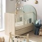 Lit bébé évolutif 120x60 en 90x190 - Arche - Sauge Lit bébé évolutif 120x60 en 90x190 - Arche - Sauge