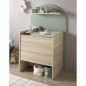 Commode à langer évolutive en bureau - Arche - Sauge Commode à langer évolutive en bureau - Arche - Sauge