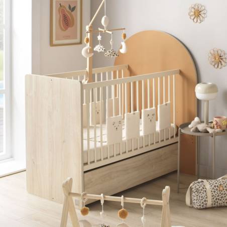 Lit bébé évolutif 120x60 en...