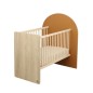 Lit bébé évolutif 120x60 en 90x190 - Arche - Caramel Lit bébé évolutif 120x60 en 90x190 - Arche - Caramel