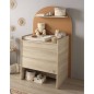 Commode à langer évolutive en bureau - Arche - Caramel