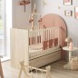 Lit bébé évolutif 120x60 en 90x190 - Arche - Terracotta