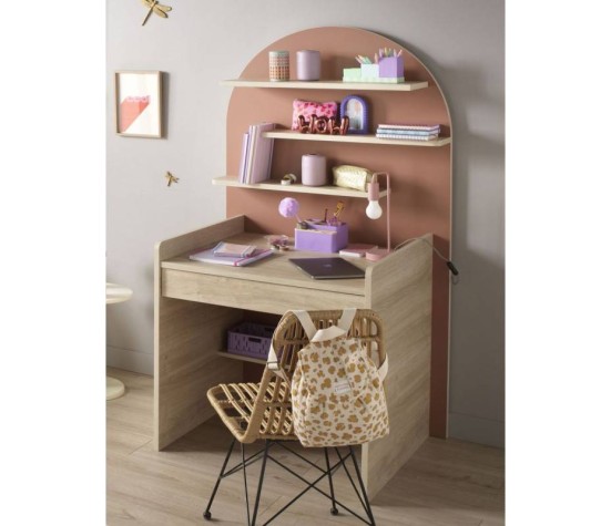 Commode à langer évolutive en bureau - Arche - Terracotta