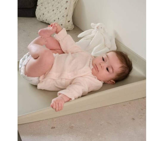 Matelas à Langer en Silicone Beige Délavé