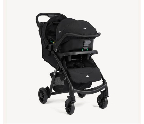 Poussette Duo I-Muze LX avec coque I-Juva Raven