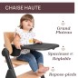 Chaise Haute Evolutive Meraviglia Ebony Chaise Haute Evolutive Meraviglia Ebony