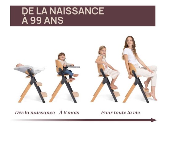 Chaise Haute Evolutive Meraviglia Ebony