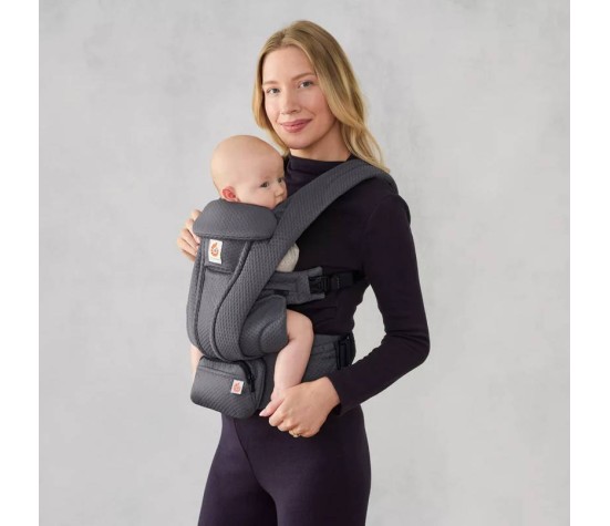 Porte Bébé Omni Deluxe Mesh Graphite Grey