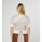 Echarpe de Portage Aura Mesh Gris Clair