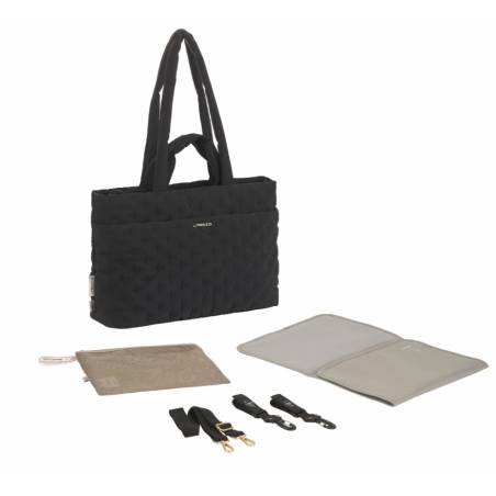 Sac à Langer Liva Quilte Noir