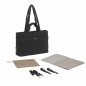 Sac à Langer Liva Quilte Noir Sac à Langer Liva Quilte Noir