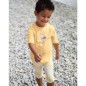 Short de Plage Rayures Jaune 3-6M Short de Plage Rayures Jaune 3-6M