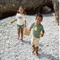 Short de Plage Rayures Jaune 7-12 mois Short de Plage Rayures Jaune 7-12 mois