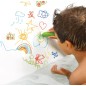 Crayons de bain et support Crayons de bain et support