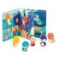 Livre de Bain et ses 5 Marionnettes Livre de Bain et ses 5 Marionnettes