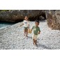 Short De Plage Rayures Jaune Pastel Marin 13-18M Short De Plage Rayures Jaune Pastel Marin 13-18M