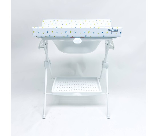 Baignoire + Table à Langer Léa Amarillo Azul