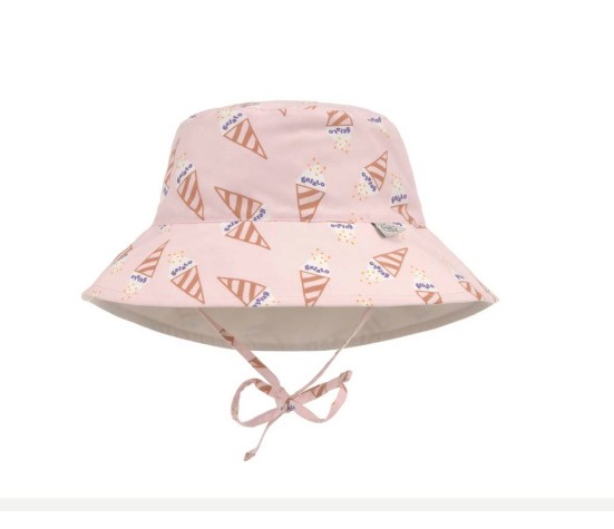 Chapeau Anti-Uv Ice Cream Rose Pale 7-12M