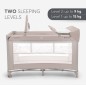 Lit Parapluie 2 Niveaux So Gifted Plus Beige Lit Parapluie 2 Niveaux So Gifted Plus Beige