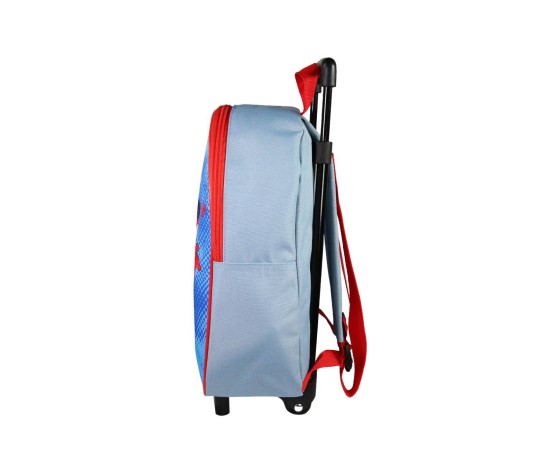 Sac  A Dos A Roulettes Spider Man Bleu
