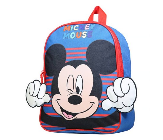 Sac A Dos Avec Details 3D Mickey Bleu