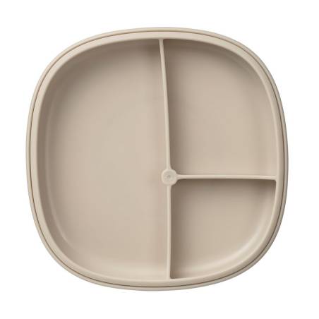 Assiette A Ventouse 2En1 Beige