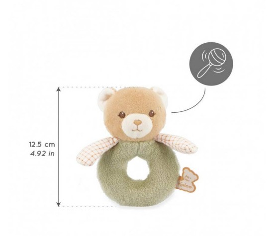 Mon Doux Hochet Ours Vert
