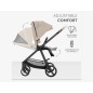 Poussette 3En1 With Carrycot Mia Beige 2026 Poussette 3En1 With Carrycot Mia Beige 2026