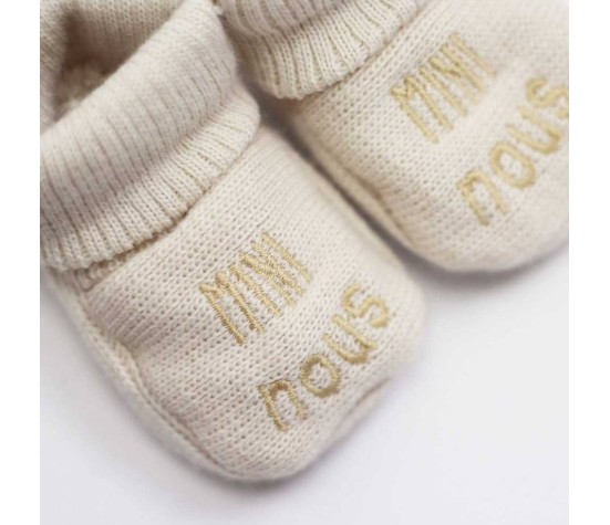 Chaussons Mini Nous Beige