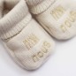 Chaussons Mini Nous Beige Chaussons Mini Nous Beige
