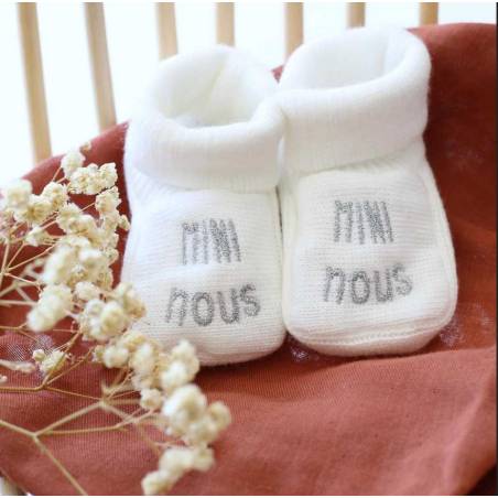 Chausson Mini Nous Blanc