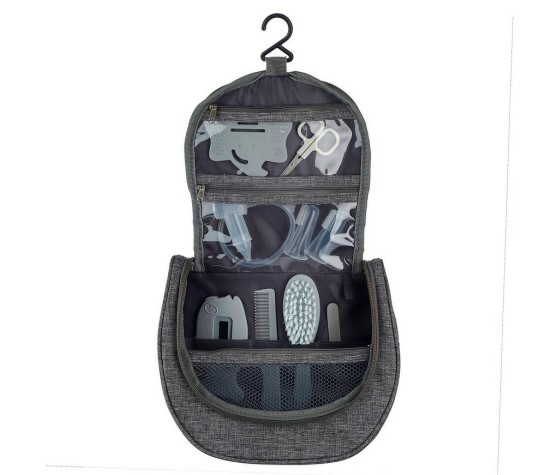 Trousse De Soin Bebe Grise Avec Accessoires