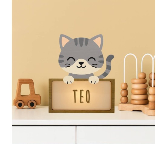 Lampe De Table A Personnalise Chat