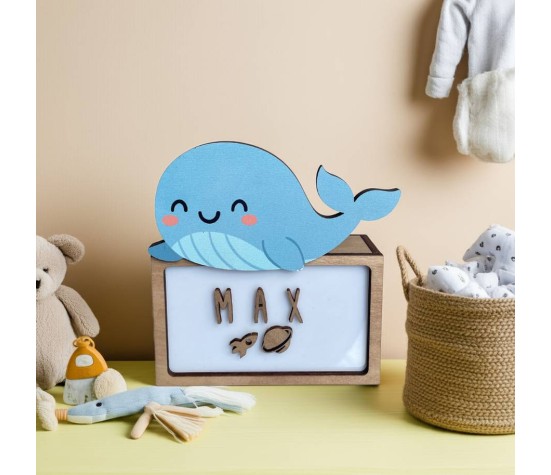 Lampe De Table A Personnalise Baleine