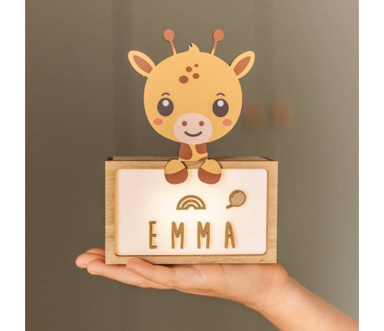 Lampe De Table A Personnalise Girafe