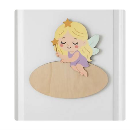 Plaque Fee Avec Kit De Lettres