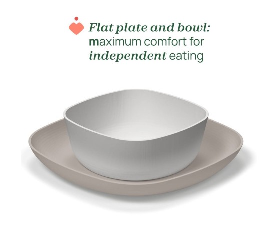 Ensemble d'assiette Gris