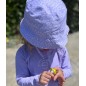 Chapeau de soleil lilas leopard Chapeau de soleil lilas leopard